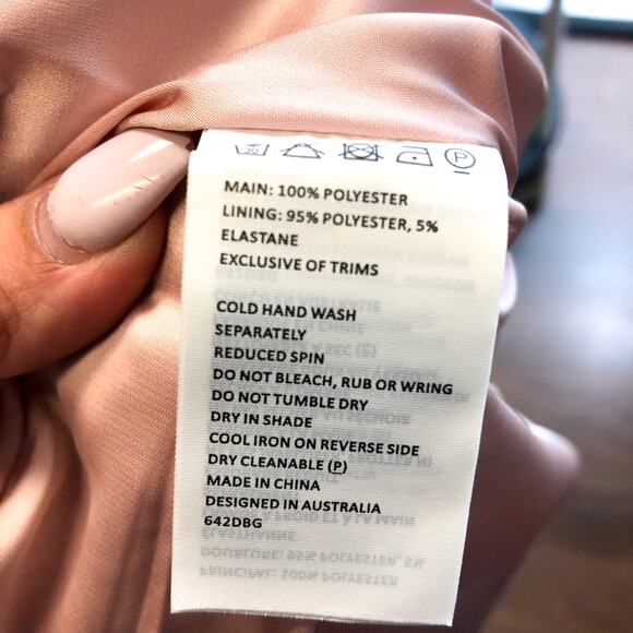 BARDOT JUNIOR Gemma Lace Halter Dress Girls Size 12 Pink White Two Tone NWT - Picture 14 of 15